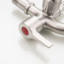 Multifunctional Sink Stainless Steel Brushed Double Tube Drawing Drainer Water Faucet