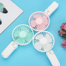 Portable USB Rechargeable Umbrella Hanging Fan Handheld Desktop Mini Folding Fan Air Cooler Cooling Fan For Office Outdoor Travel