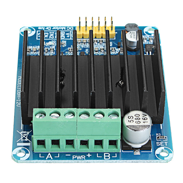 DC 5-12V 30A PWM Dual Channel Motor Control Module H Bridge Motor Drive Controller Board