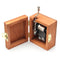 Retro Wooden Wind Up Music Box Castle In The Sky