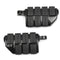 Black Motorcycle Left & Right Sides Foot Peg Pedal For Harley/Honda/Yamaha