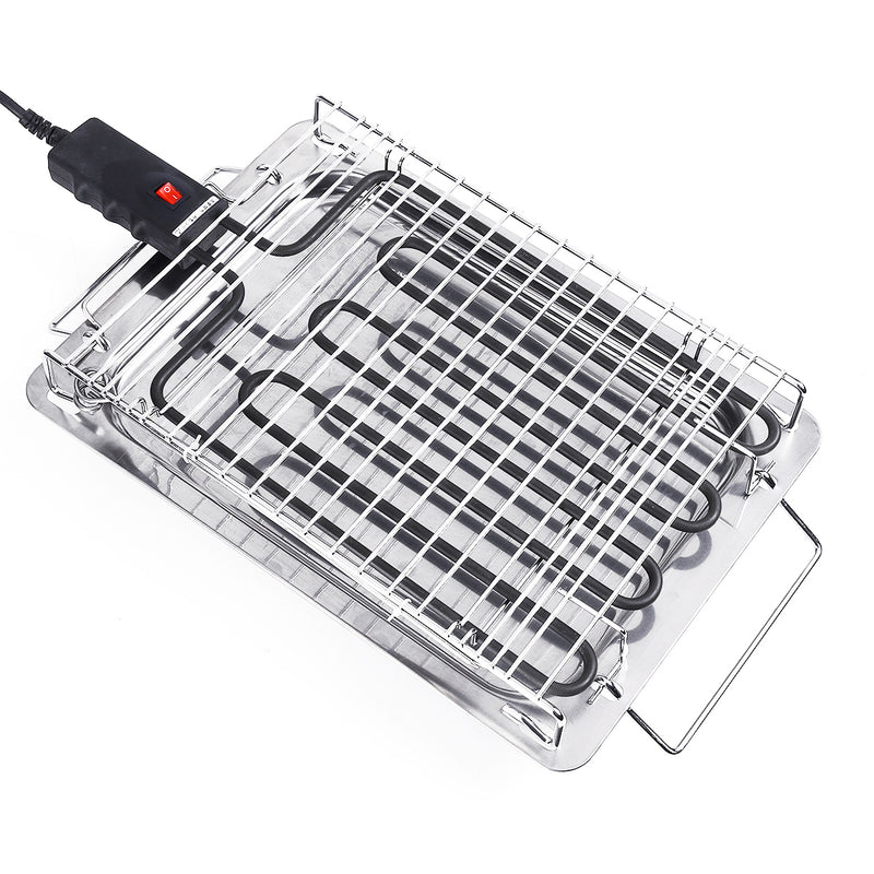 220V 2000W Electric BBQ Grill Pan US Plug Barbecue Teppanyaki Griddle