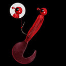 LUSHAZER 17 Pcs/Set 5.5/7cm Fishing Lure Soft Bait Spinning Jigging Fishing Lure