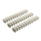 3 PCS 3A Dual 12 Position Screw Terminal Strip Covered Barrier Block