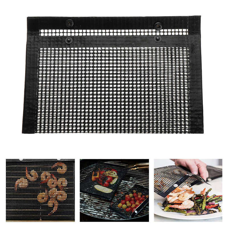 22x27cm Hot Non-Stick Mesh BBQ Mat Outdoor Picnic Camping Reusable Barbecue Bake Bag