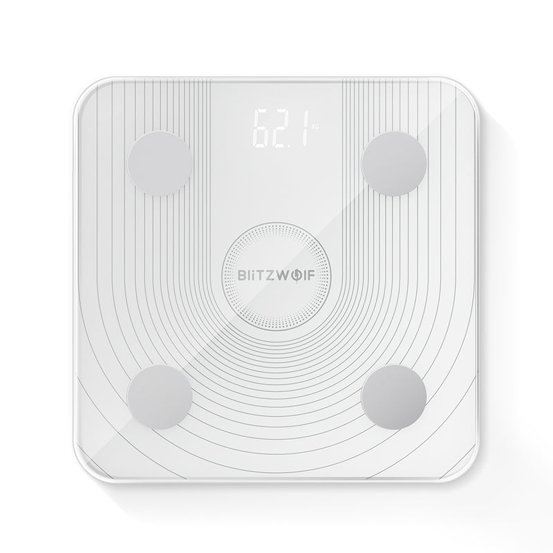 BlitzWolf BW-SC1 WiFi Smart Body Fat Scale APP Control BMI Data Analysis with 13 Body Metrics Digital Weight Scale