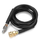 24/15/12/10/8/5/3M High Pressure Washer Cleaning Hose Water Pipe w/ 3/8" Quick Connect Fittings