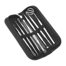 Y.F.M 7Pcs Stainless Steel Multipurpose Blackhead Acne Comedones Remover Extractor Tool Set Kit