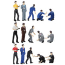 1 x 5Pcs/Set 1: 64 Figure Technician Group Repairing People Model Men Scenario Model Building