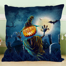 Crazy Halloween Theme Pumpkin Fashion Cotton Linen Pillow Case Sofa Cushion Decor Gift
