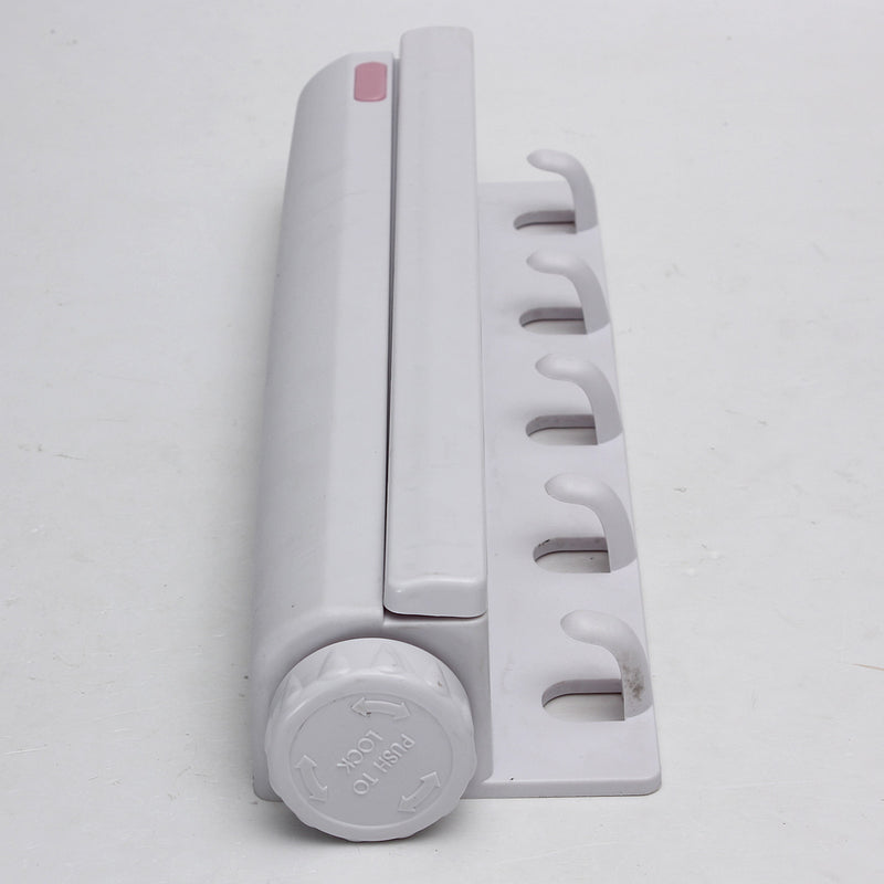 18m Wall Mounted Washing Clothes Laundry 5 line Airer Dryer Retractable Cloth Hanger