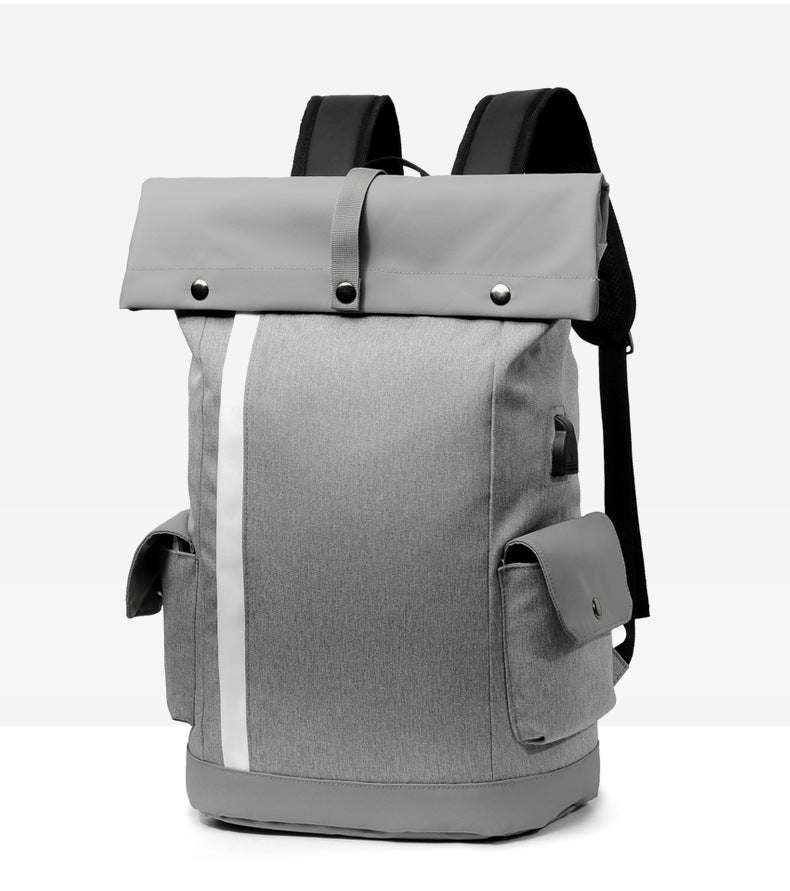 Laptop Bag Multifunction Backpack with USB Charging Port School-Bag Travel-Bag Nylon Water Resistant Casual Daypack