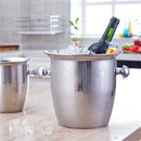 Stainless Steel Ice Bucket Cham pagne Drinks W ine Bottle Cooler Party Bar Tools