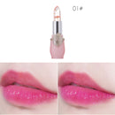 Temperature Change Color Flower Jelly Lipstick Waterproof Transparent Lips Balm Long Lasting