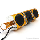 Motorcycle bluetooth Stereo Waterproof Speaker Motorbike MP3 Music Player FM Radio with LCD Display