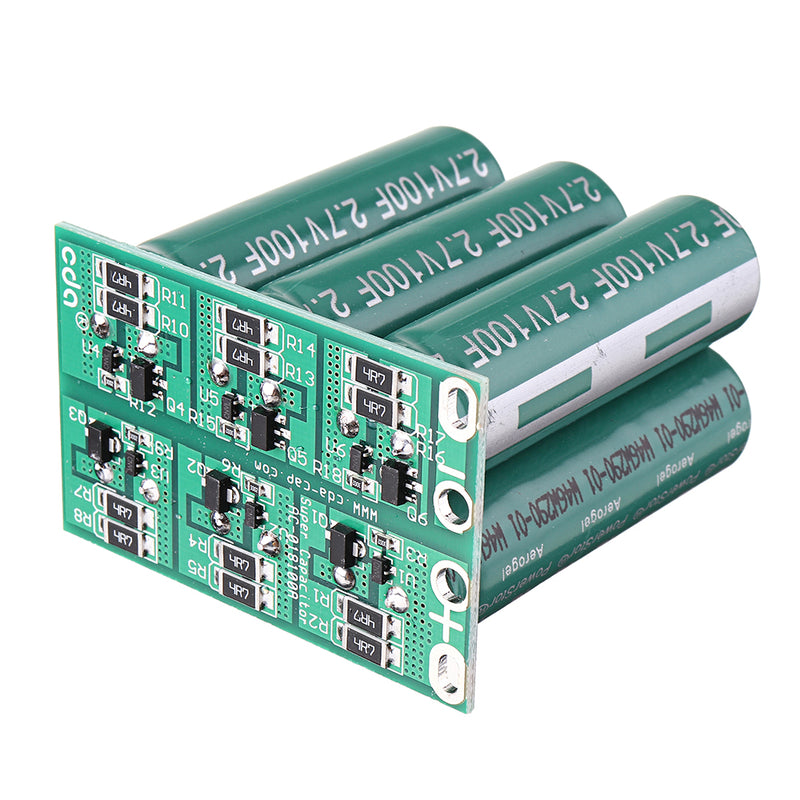 Automotive Rectifier 16V16.6F Super Capacitor Low Temperature Starter 2.7V100F Ultracapacitor With Protection Board