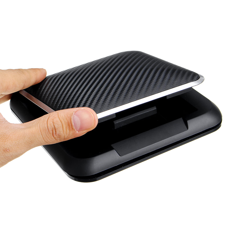 Carbon Fiber Dashboard Suction Cup Car Phone Holder 360 Degree Rotation For 3.5-6.5 Inch Smart Phone iPhone Samsung