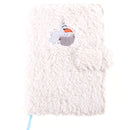 Kinbor DTB61035 A6 Plush Snowman Notebook Schedules Planer Girls Diary Notepad Christmas Gifts