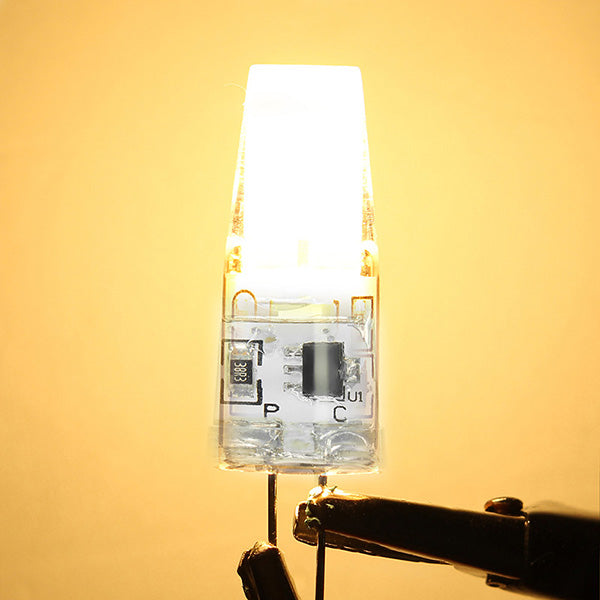 G4 3W COB2508 Pure White Warm White LED Light Bulb AC220V