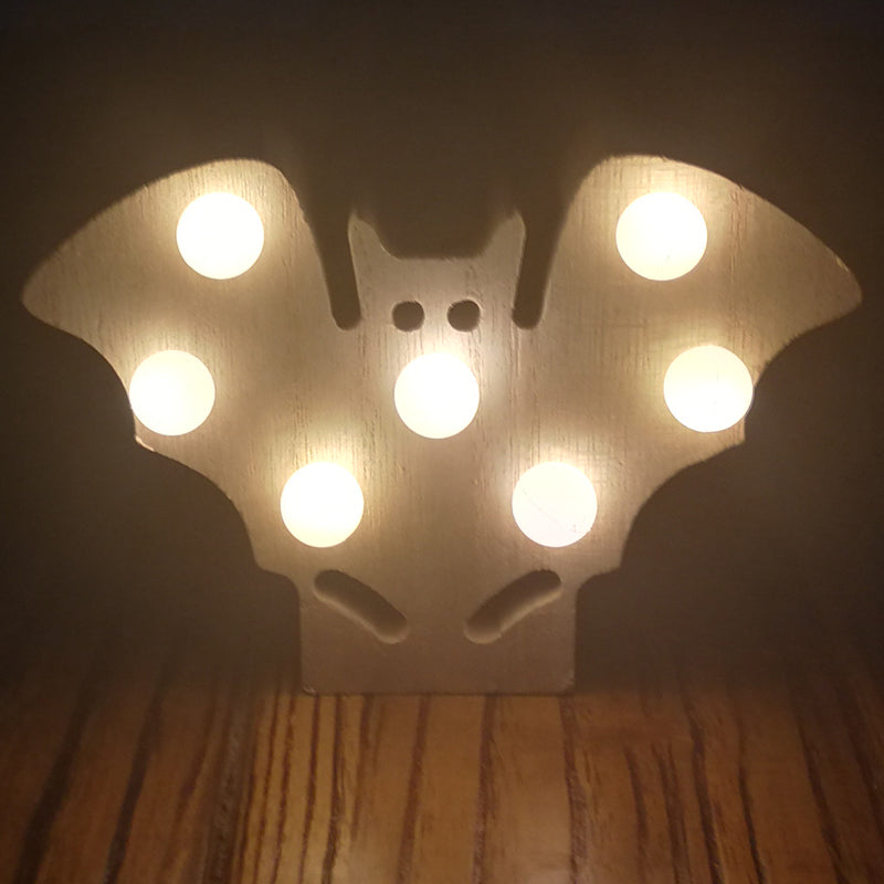 Loskii JM01684 Halloween Decoration Pumpkin LED Night Light for Party LED Night Light Festive Atmosphere Lights Christmas Decoration