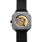 SKMEI 9184 Fashion Men Automatic Watch Waterproof Hollow Art Stainless Steel Strap Mechanical Watch