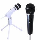 3.5mm Condenser Microphone Mic Recording Stand For PC Laptop Desktop YY Skype