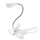 360 Flexible E27 Lamp Holder Clip with On Off Switch for Grow Light EU Plug AC220V