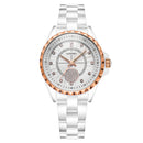 LONGBO 80027 Crystal Quartz Watch Exquisite Dial Casual Women Wrist Watch