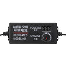 AC DC Adjustable Power Adapter Supply Plug 3-24V 2A 48W Speed Control Volt Display