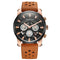 OCHSTIN GQ067B Working-dials Calendar Creative Wrist Watch Leather Strap Quartz Watches