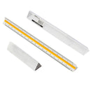 30cm White Triangular Metric Scale Ruler Plastic Three Color Coded Sides