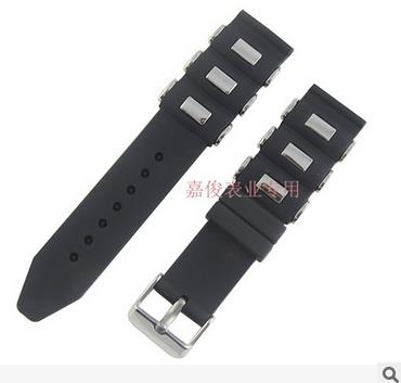 Silicone Rubber Diver Watch Band Strap For Invicta Excursion 18202 Black