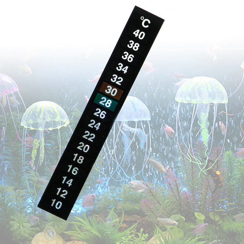 Digital Aquarium Fish Tank Thermometer Temperature Sticker Digital Scale Stick-On