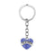 Teachers' Day Keychain Crystal Heart Alloy Gift Key Ring Key Chain