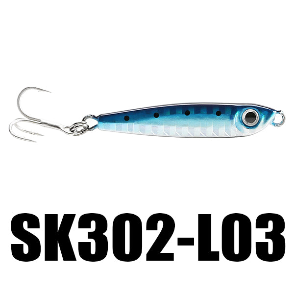 SeaKnight SK302 5pcs/set 8g 50mm Fishing Lure Hard Bait Sinking Spoon With BKK Hooks