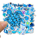 49 Cartoon Animal Personality Doodle Car Stickers Travel Box Doodle Body AZ010