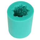 Silicone Rose Flower Candle Mold Soap Mould Cylinder Wedding DIY Baking Molds