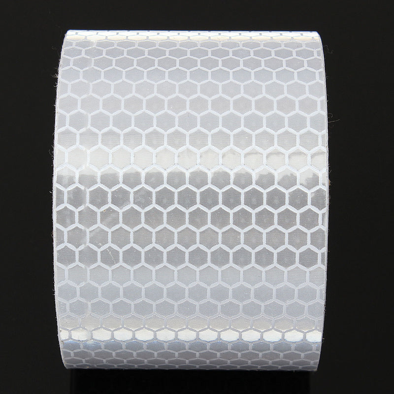 5cm X 3m Silver White Reflective Safety Warning Conspicuity Tape Sticker Film