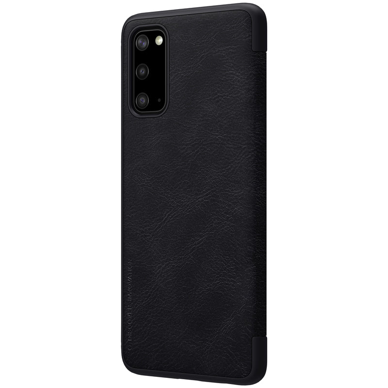NILLKIN Flip Shockproof with Card Slot Holder Full Cover PU Leather Vintage Protective Case for Samsung Galaxy S20