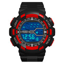 HONHX S716 Fashion Colorful Night Light Men Alarm Clock Week Display Sport Digital Watch