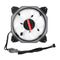 6 Pin 12*12*2.5cm  RGB Colorful LED Cooling Fan for Computer Case