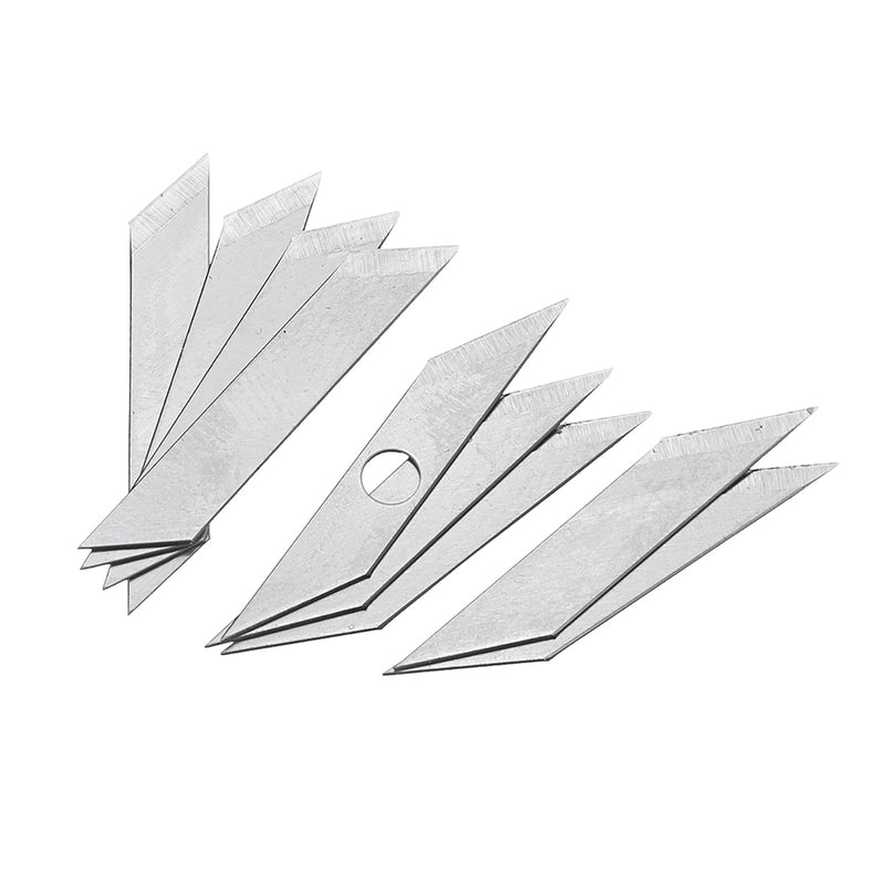 D-300P Mini Rubber Wood Carving 140x10mm Carving Tool with 10 Replaceable Blades