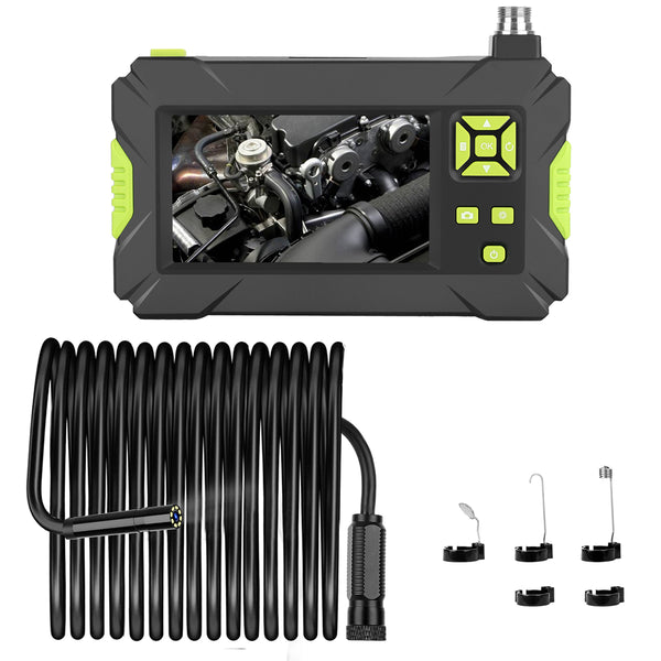 LCD Handheld Industrial Borescope 4.3 Inch HD 1920*1080P Digital Borescope Colorful Screen 8.0mm IP67 Waterproof Lens with 2M Hard Wire