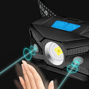 WARSUN 577 XPG 800LM Lightweight Smart Sensor Headlamp 5Modes Rechargeable Waterproof Red Warning Light For Night Safe Riding Cycling Fishing