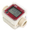Red K24 Turbine Digital Diesel Fuel Flow Meter For Chemicals Water