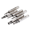 Drillpro 10pcs 4mm CR-V Screwdriver Bit Set Slotted Torx Batch Head Bit Mobile Phone Repair Tools Kit