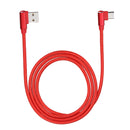 Bakeey 90 Degree Reversible Type C Charging Data Cable 3.28ft/1m for Xiaomi Mi A2 Pocophone F1