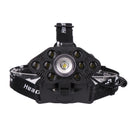 XANES 2205 4500LM 9*T6 LED 3 Modes Headlamp 3*18650 Battery USB Interface Telescopic Zoomable Head Light