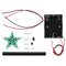10pcs Blue DIY SMD Pentagram LED Flash Light Electronic Practice Kit With Battery Case