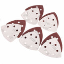 10pcs 90mm 40 60 80 100 120 Grit Sanding Sheets Triangle Sander Pads
